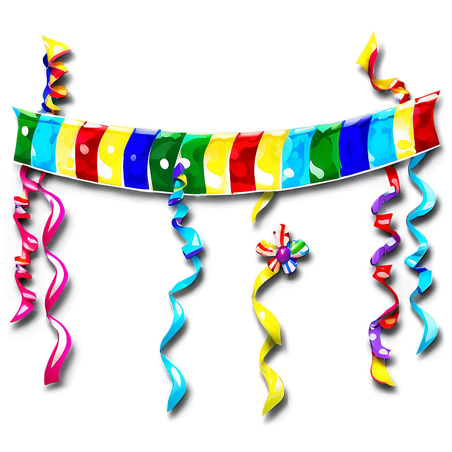 Carnival Party Streamers Png 65 PNG image