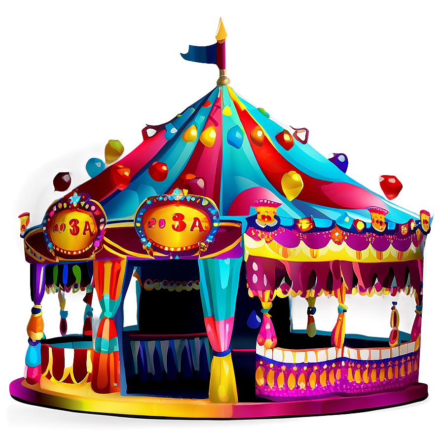 Carnival Tent Illustration Png Myi PNG image