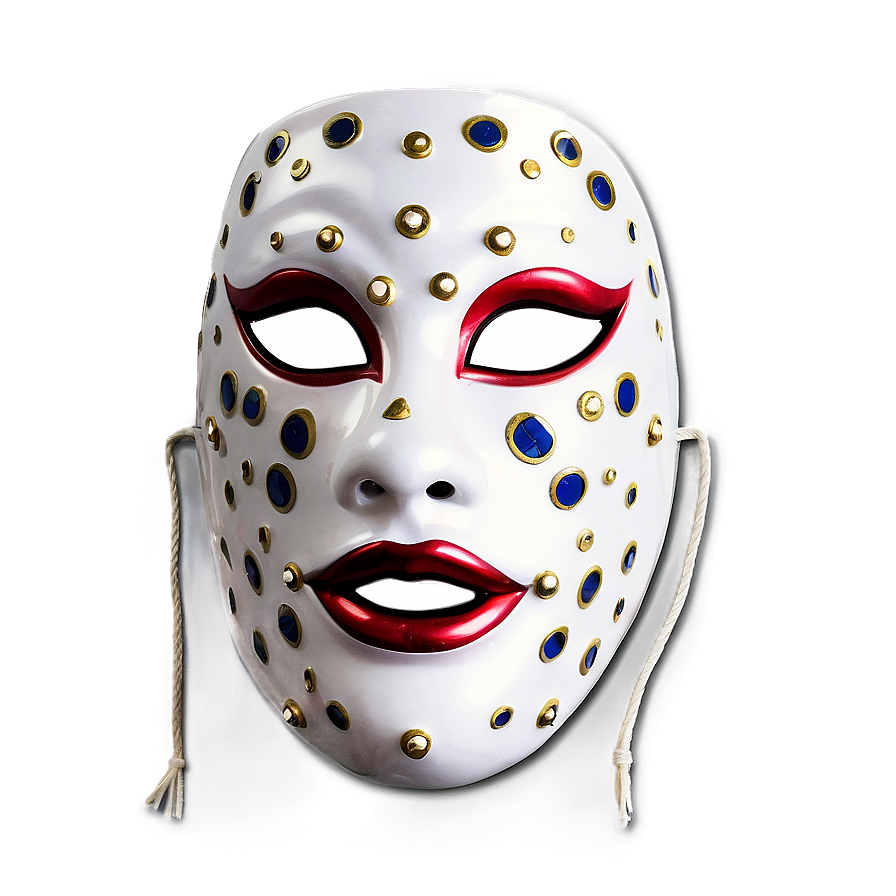 Carnival White Mask Png Wbc PNG image