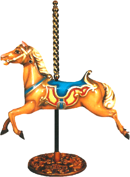 Carousel Horse Figurine PNG image