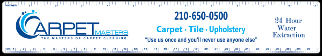 Carpet Masters Branded Ruler PNG image