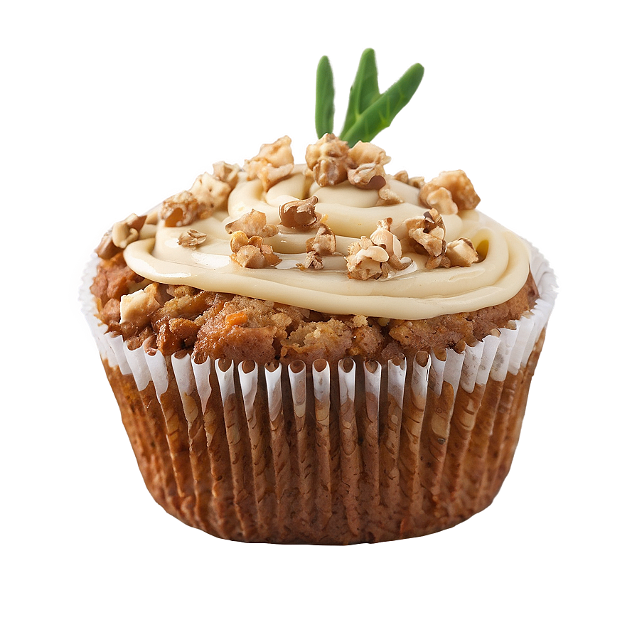 Carrot Cake Muffin Png 06262024 PNG image