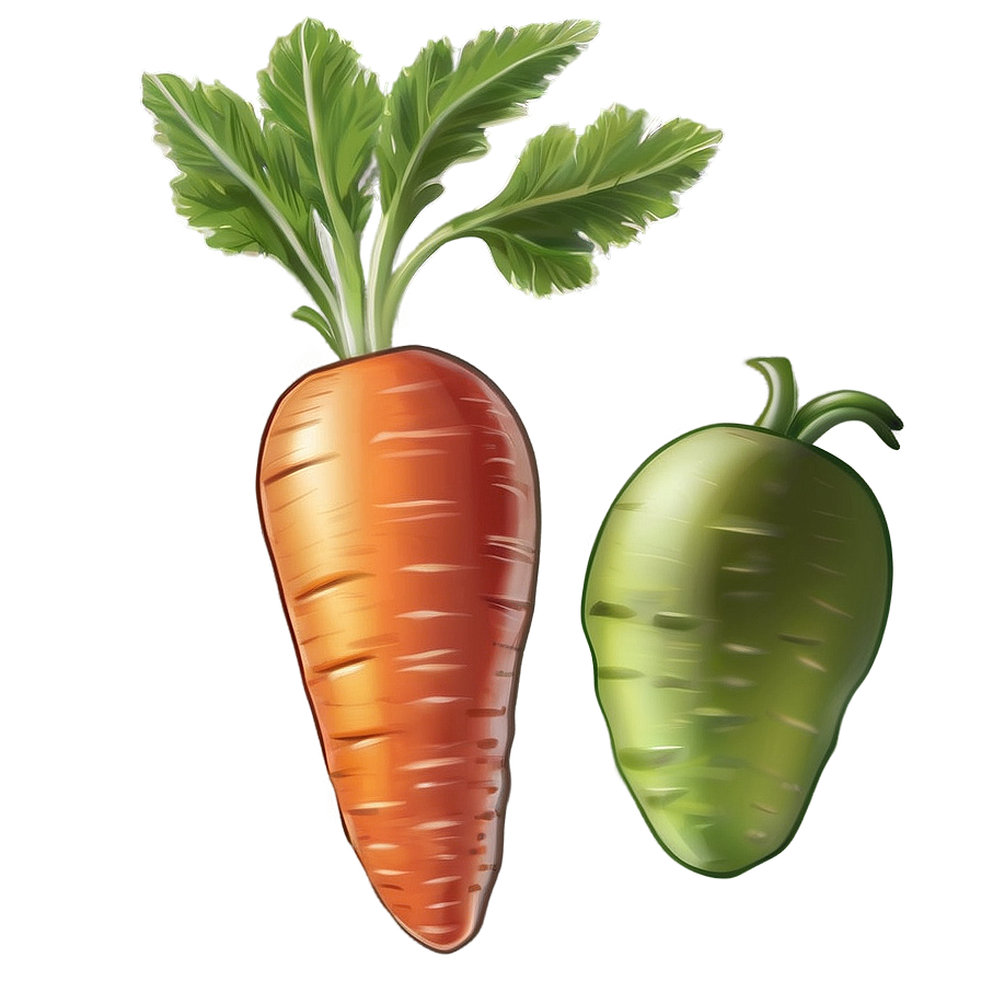 Carrot Drawing Png 05242024 PNG image