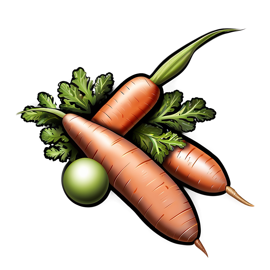 Carrot Sketch Png 17 PNG image