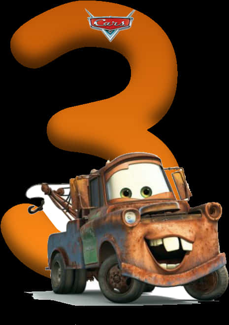 Cars2 Movie Character Tow Mater PNG image