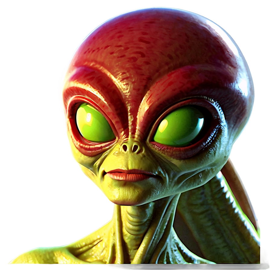 Cartoon Alien B PNG image