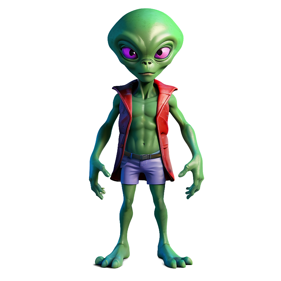 Cartoon Alien Character Png 12 PNG image