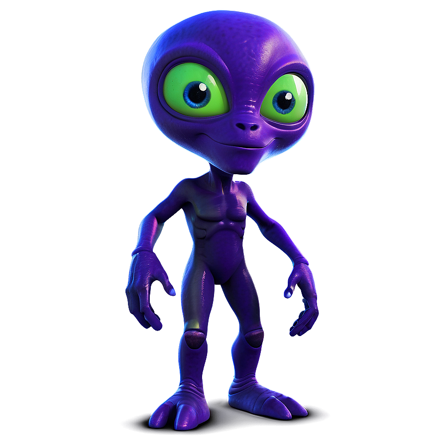 Cartoon Alien Character Png Svr PNG image