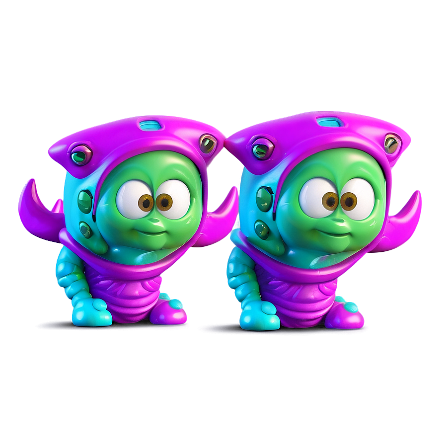 Cartoon Alien Friends Png 31 PNG image