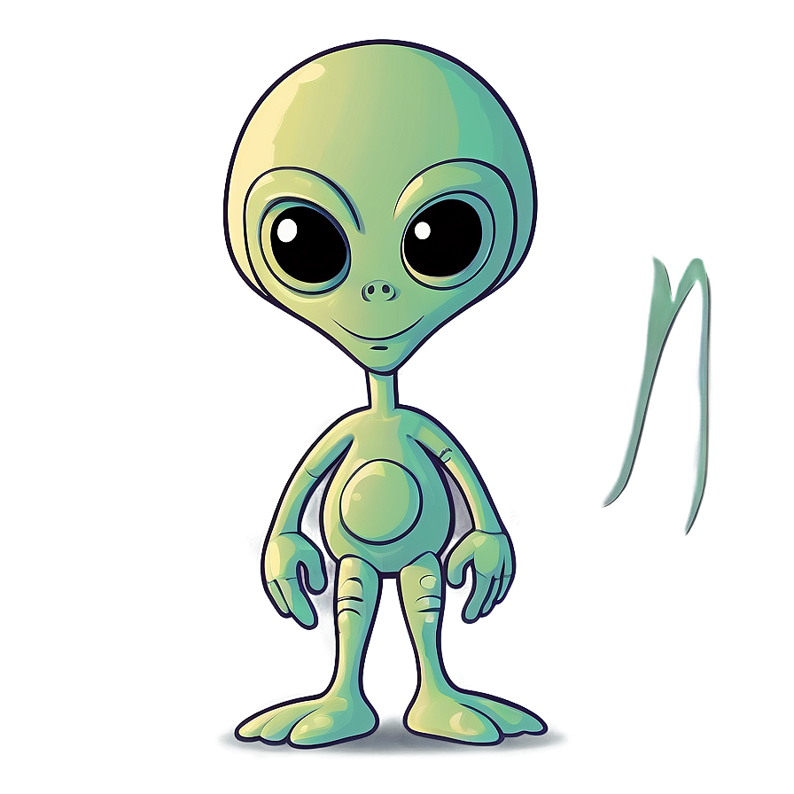 Cartoon Alien On Mars Png 06292024 PNG image