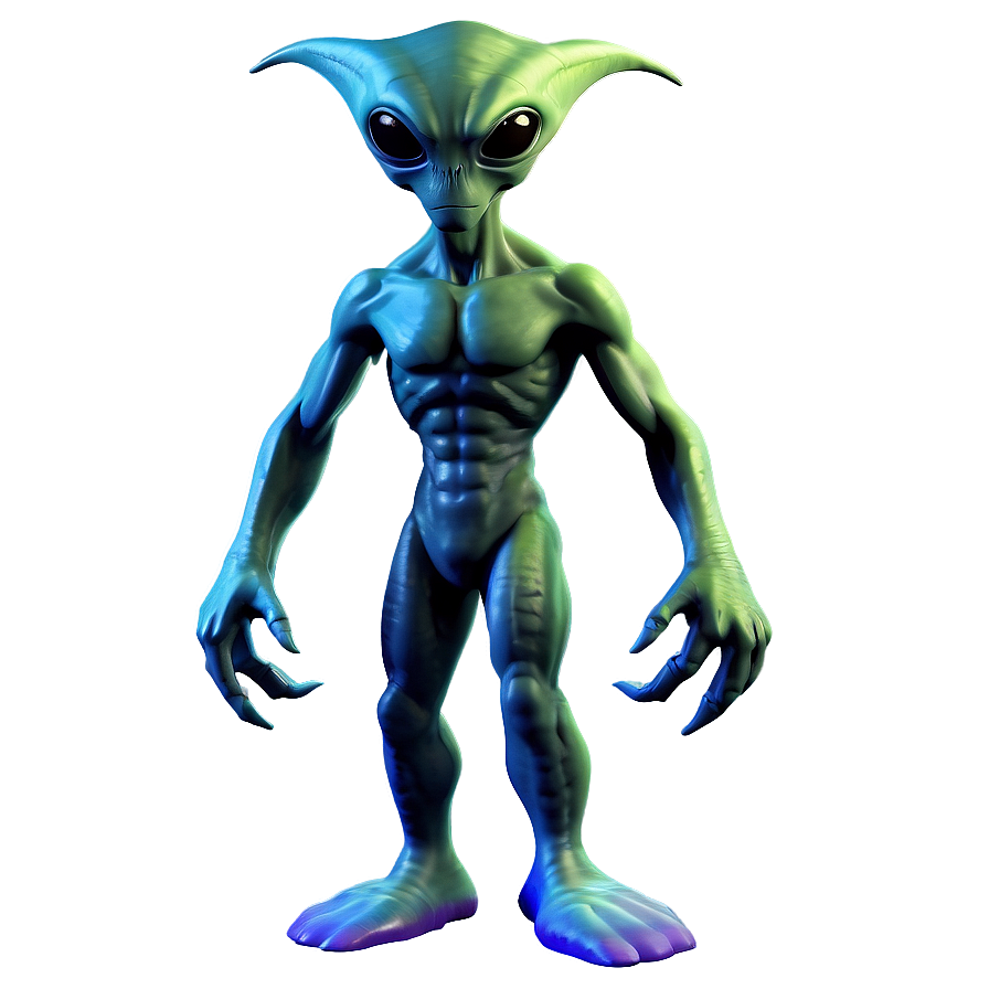 Cartoon Alien With Antenna Png Udw PNG image