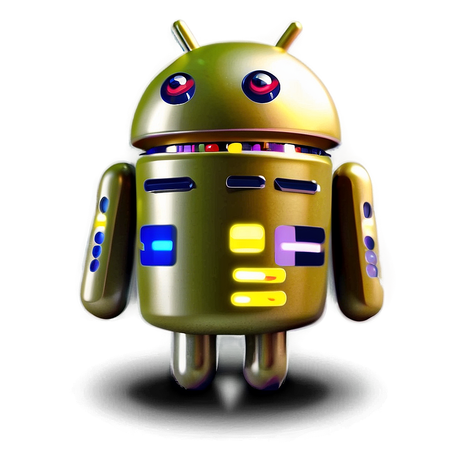 Cartoon Android Character Png 05062024 PNG image