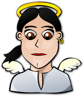 Cartoon Angel Graphic PNG image