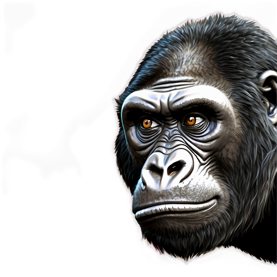 Cartoon Angry Gorilla Png Iia PNG image