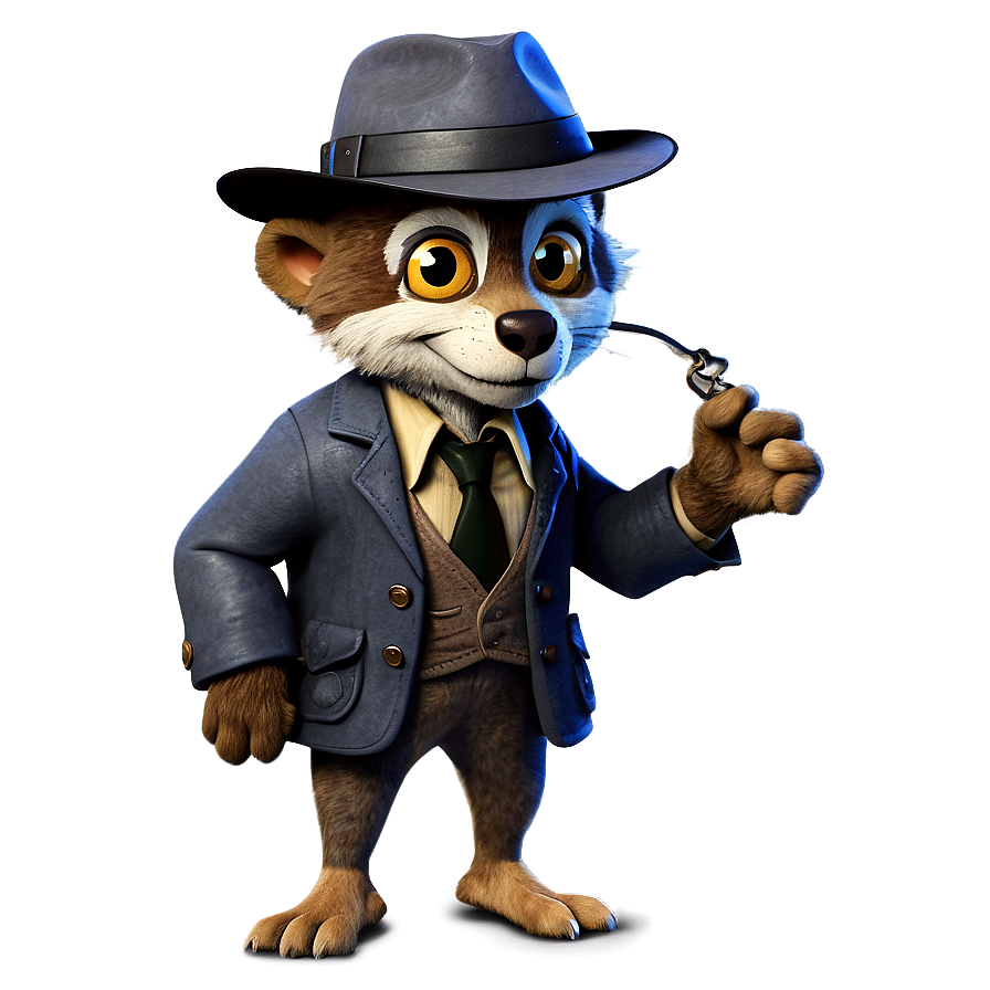 Cartoon Animal Detective Mystery Png 80 PNG image