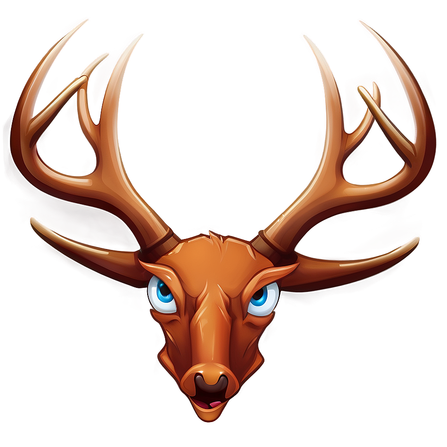 Cartoon Antler Image Png 06212024 PNG image