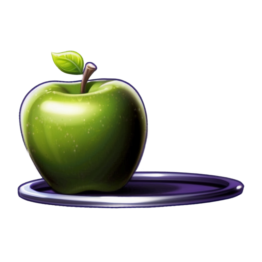 Cartoon Apple With Crown Png Hmk PNG image