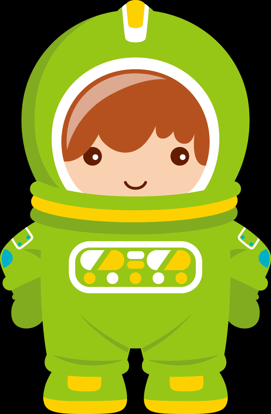 Cartoon Astronaut Character PNG image