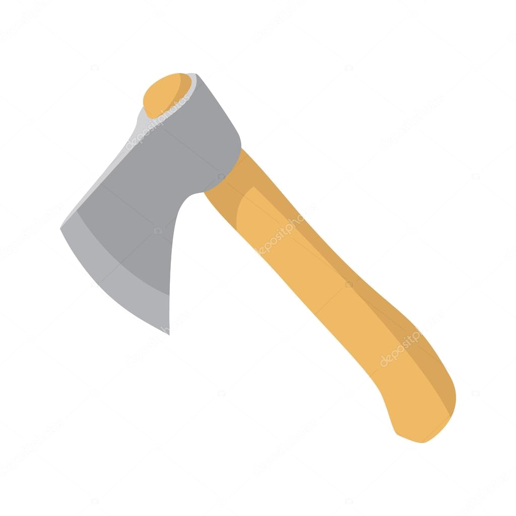 Cartoon Axe Illustration PNG image