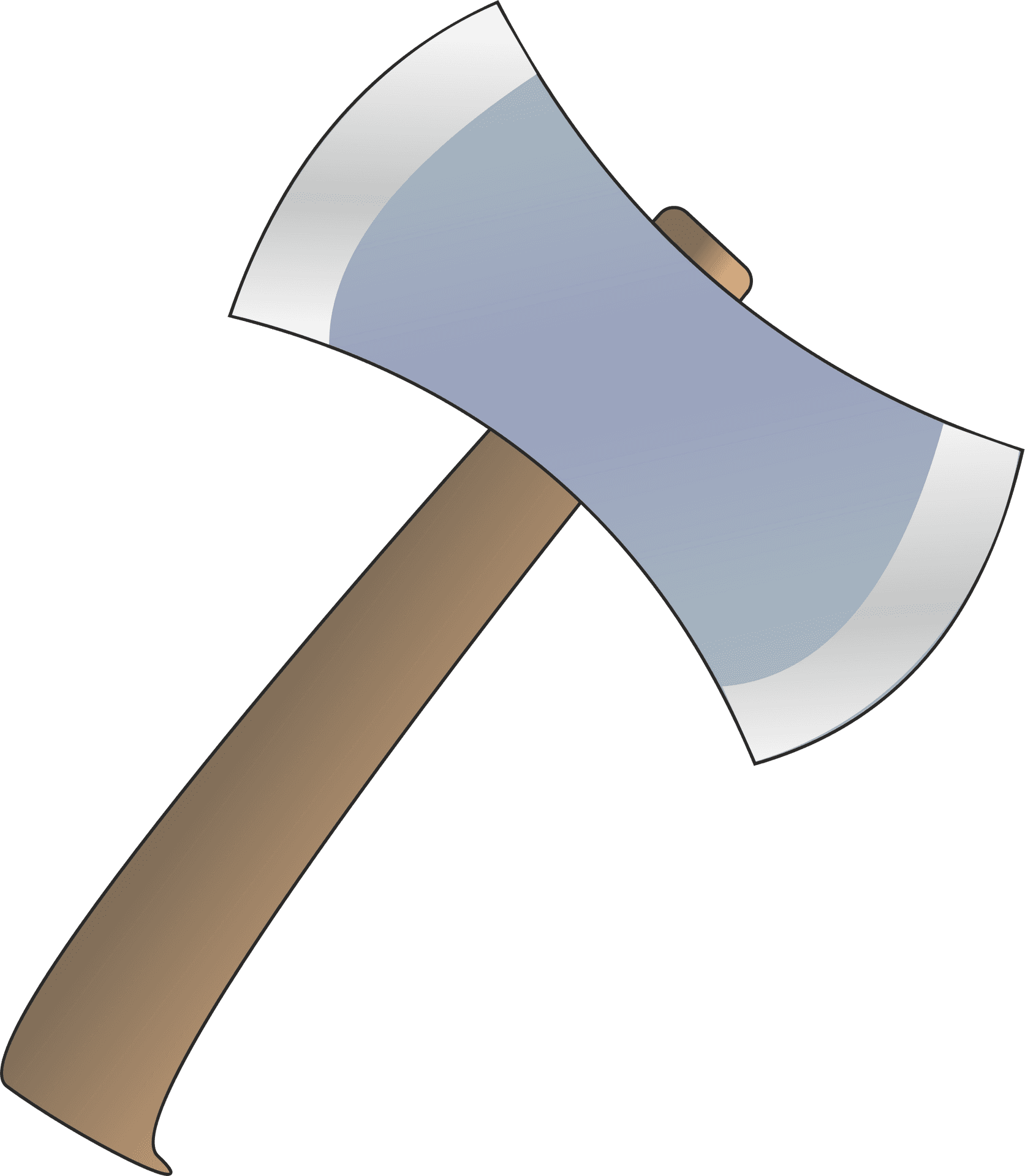 Cartoon Axe Illustration PNG image