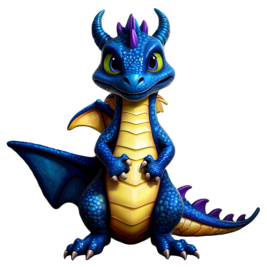 Cartoon Baby Dragon Png Bxv PNG image