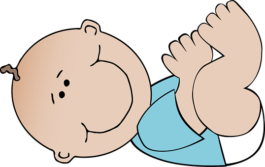 Cartoon Baby Illustration PNG image