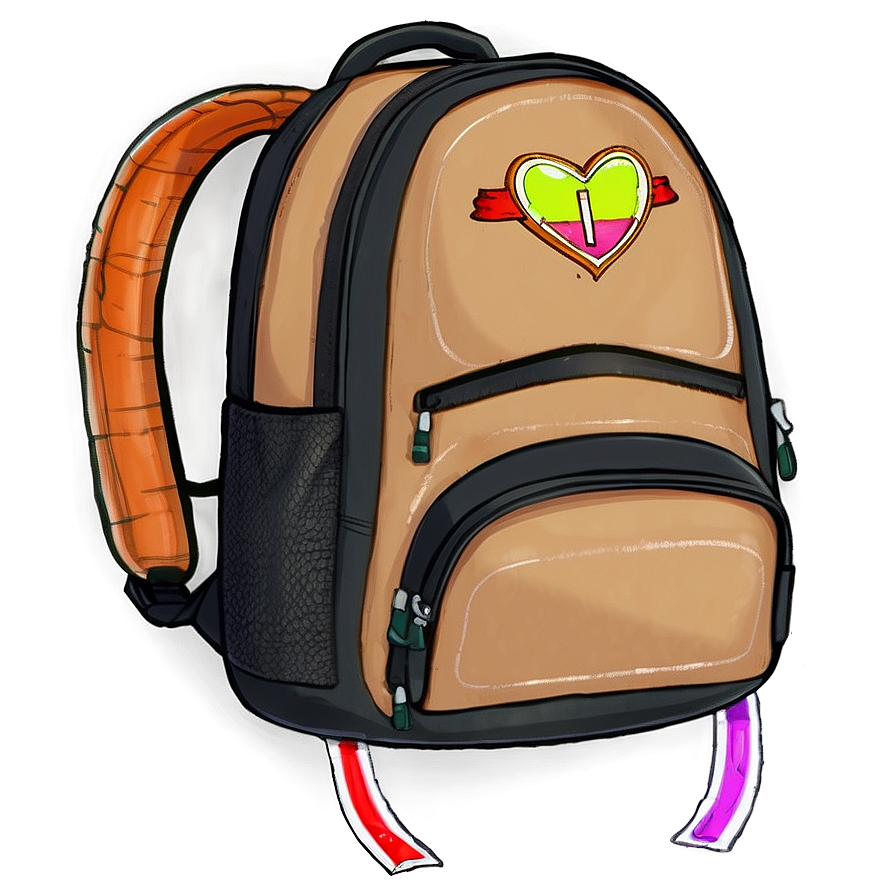 Cartoon Backpack Png Sro PNG image