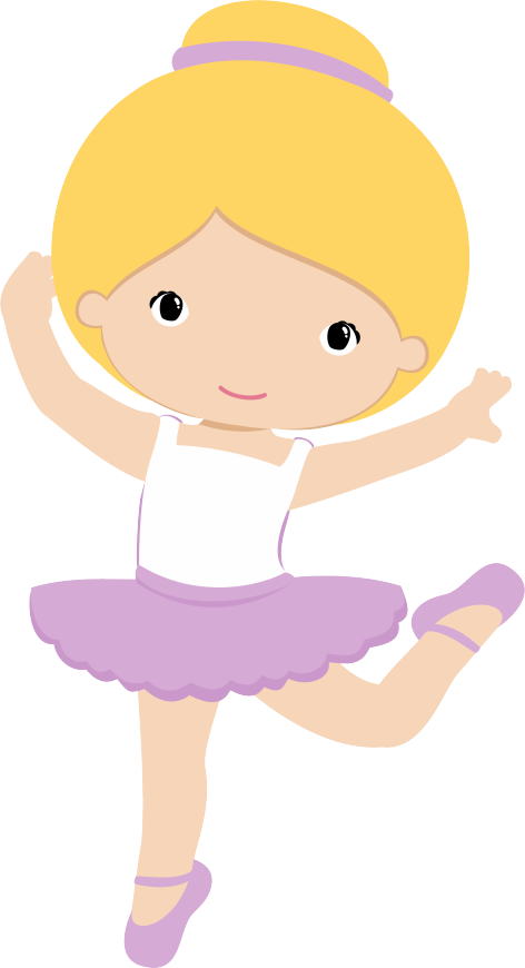 Cartoon Ballerina Posing PNG image