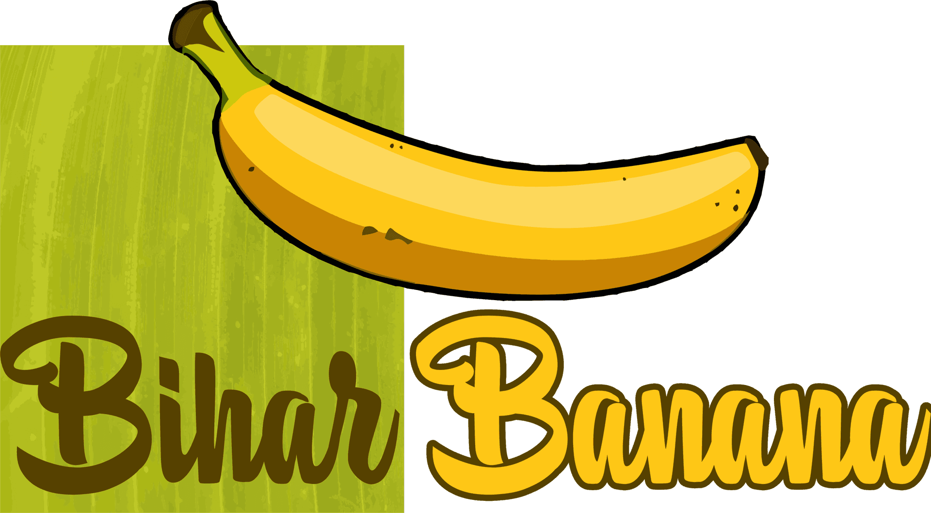 Cartoon Banana Graphic PNG image