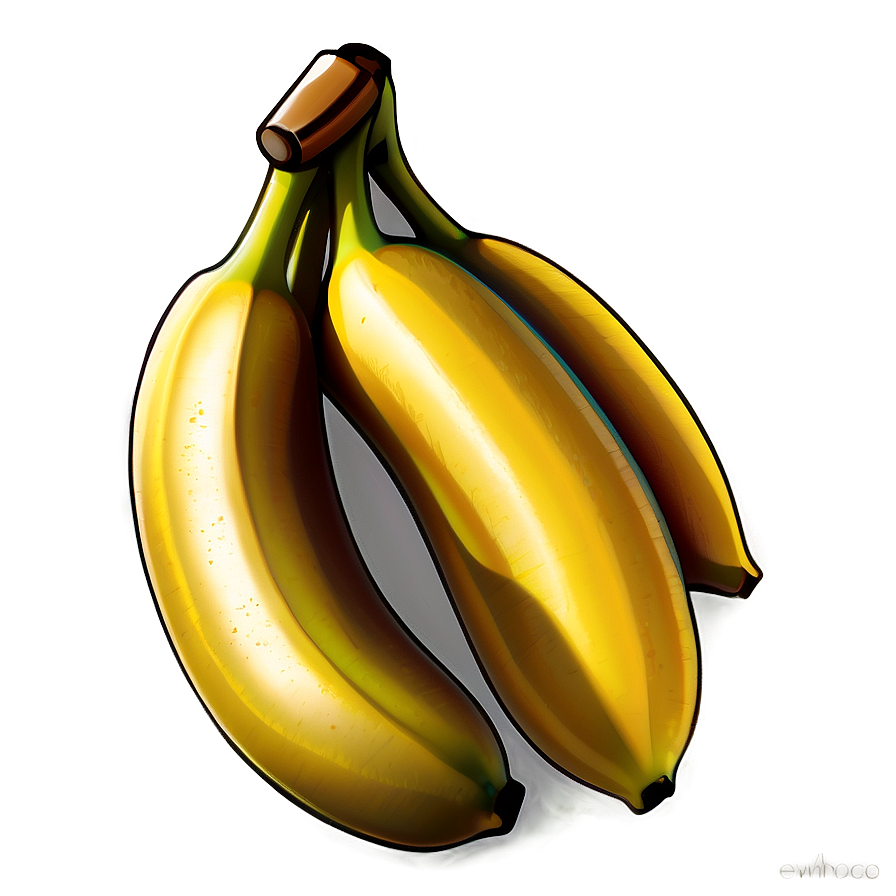 Cartoon Banana Png Nyh8 PNG image