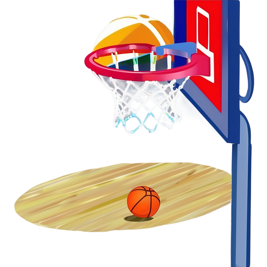 Cartoon Basketball Arena Png 06212024 PNG image