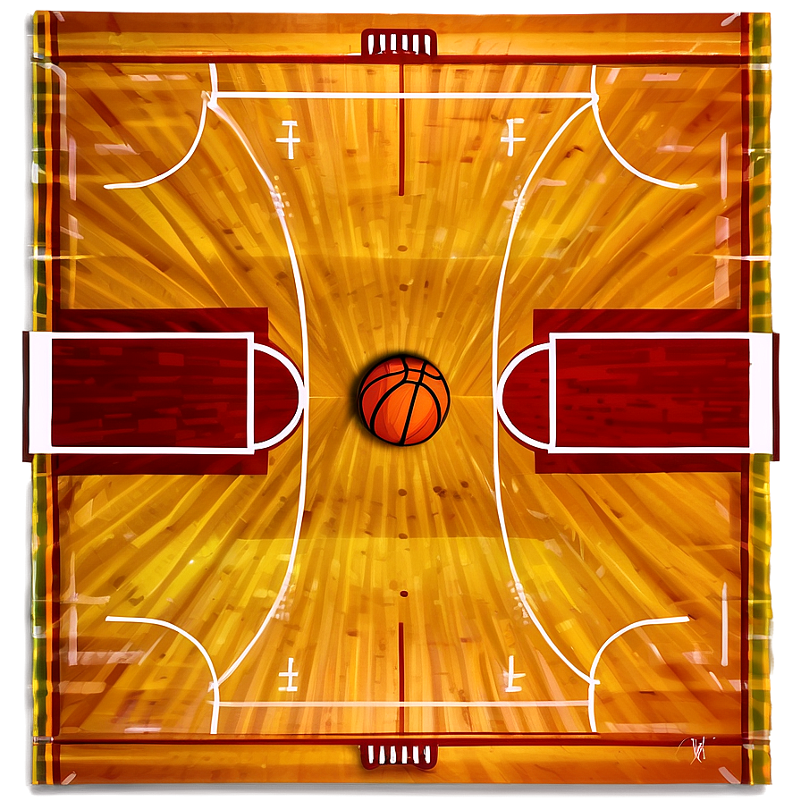 Cartoon Basketball Court Png 06212024 PNG image