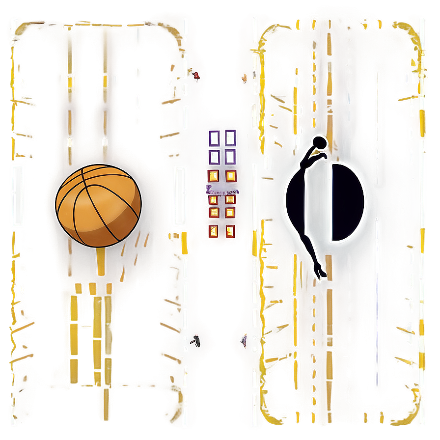 Cartoon Basketball Game Png Uic PNG image