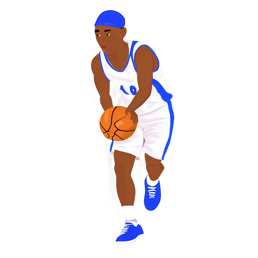 Cartoon Basketball Player Dribbling Png 86 PNG image