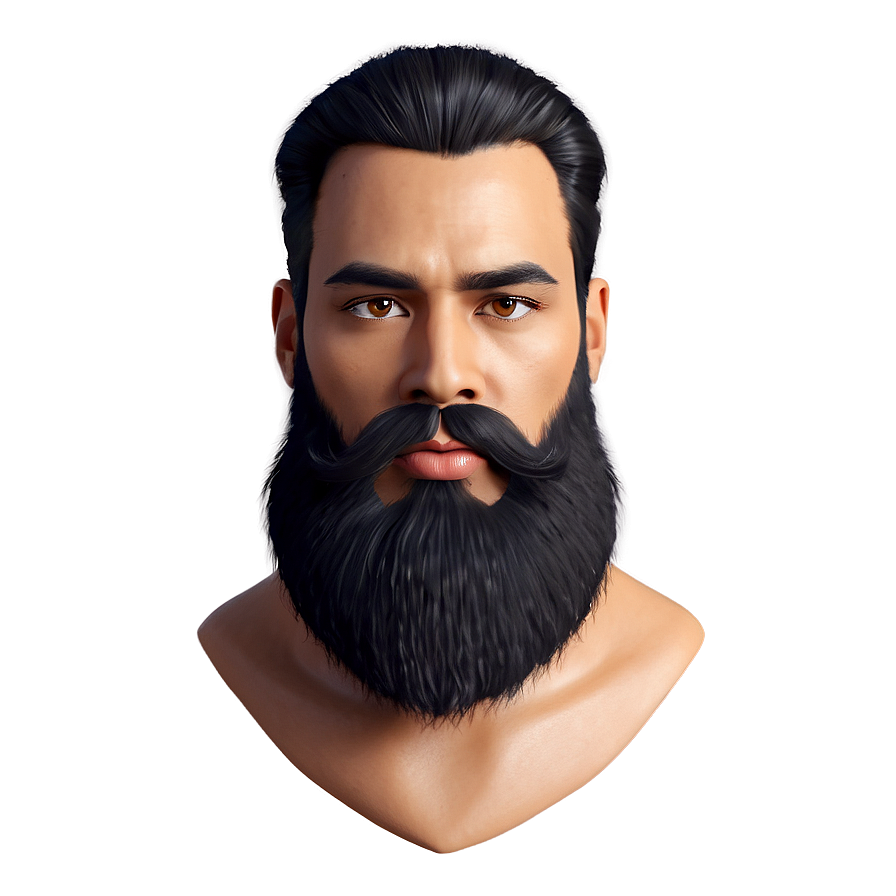 Cartoon Beard Avatar Png Vfv99 PNG image