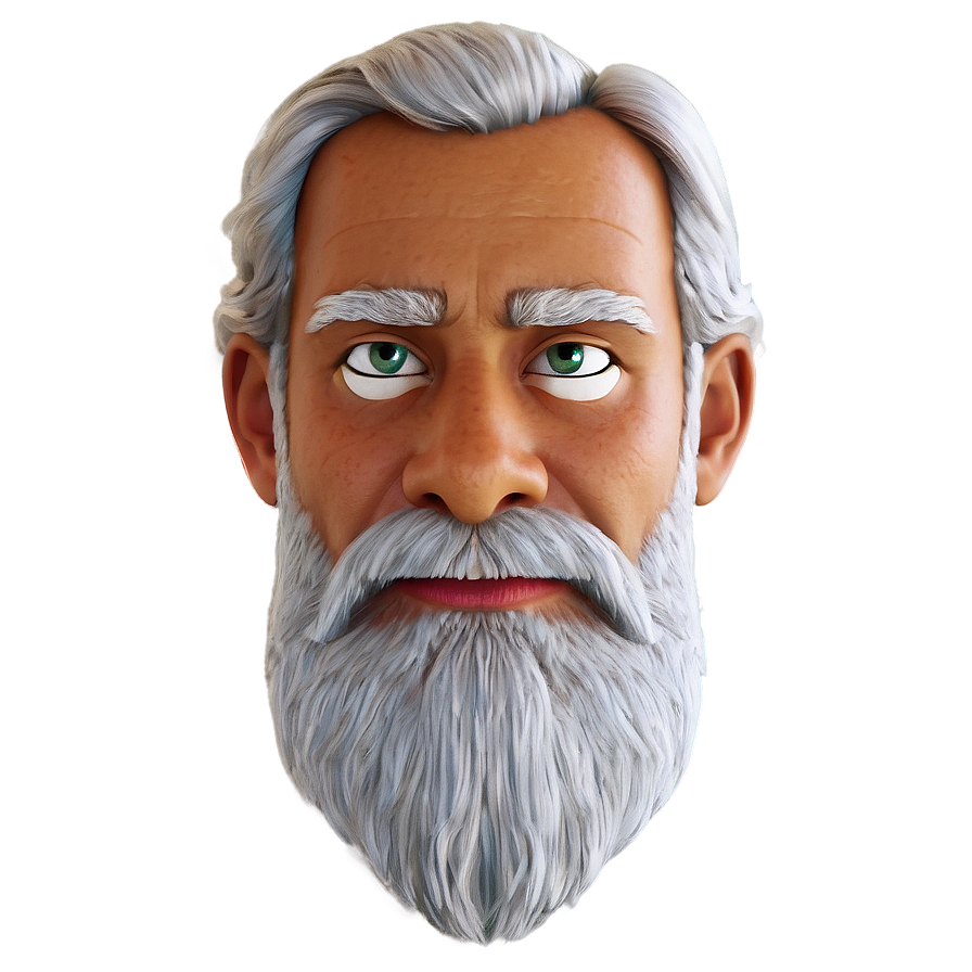 Cartoon Beard B PNG image