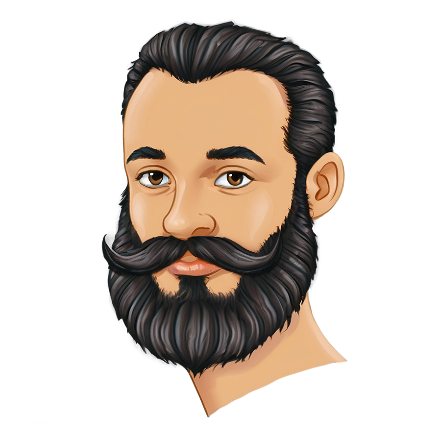 Cartoon Beard Png 06272024 PNG image