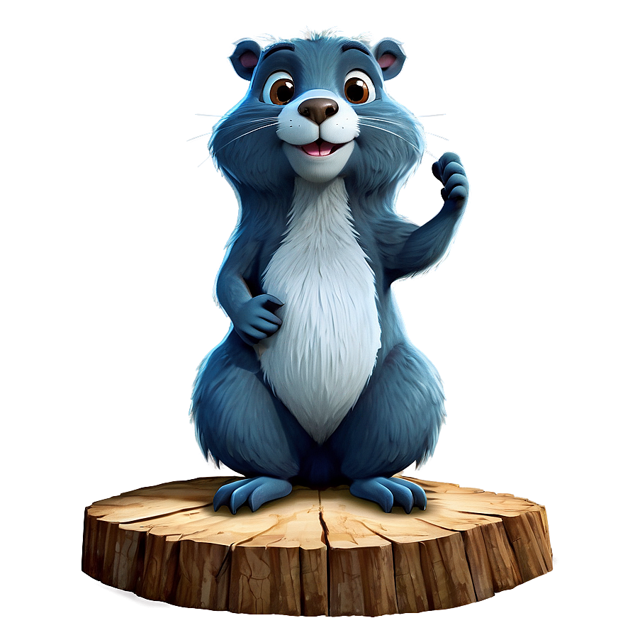 Cartoon Beaver Character Png Gma PNG image