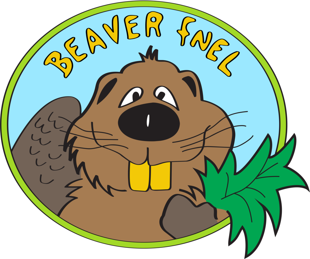 Cartoon Beaver Logo PNG image