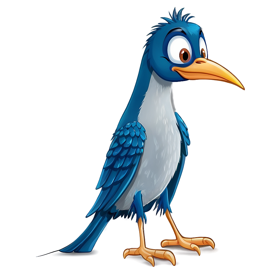 Cartoon Bird And Cat Png Emw98 PNG image