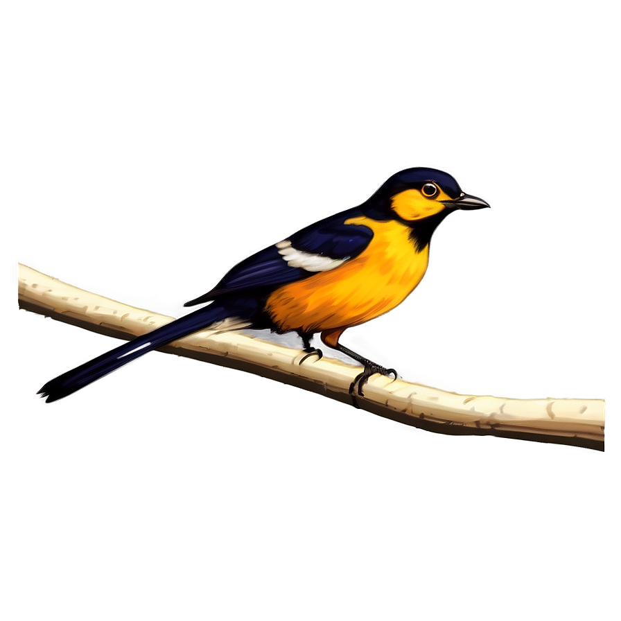 Cartoon Bird At Sunset Png Lnn PNG image