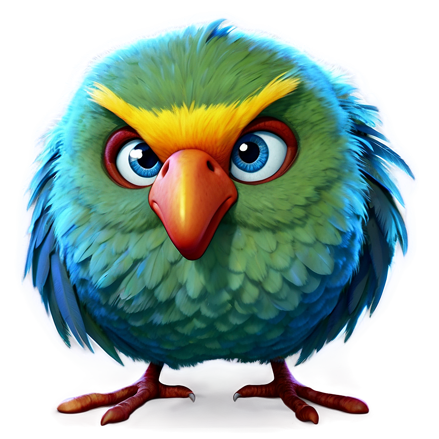 Cartoon Bird Character Png 06202024 PNG image