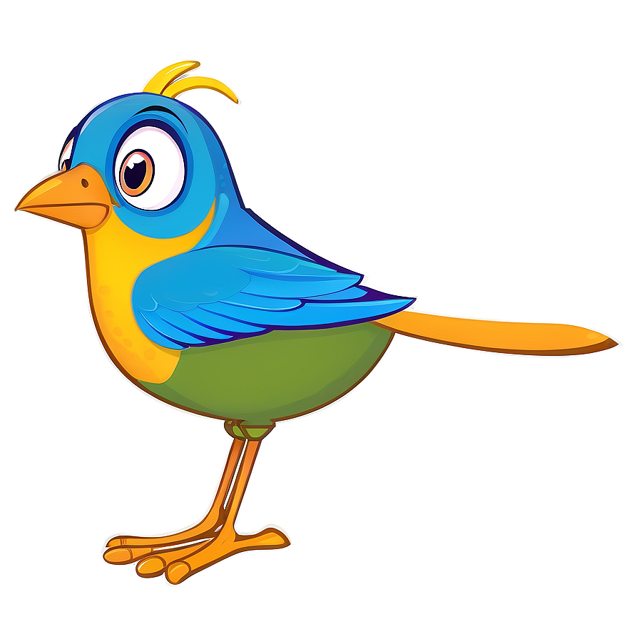 Cartoon Bird Character Png 06202024 PNG image