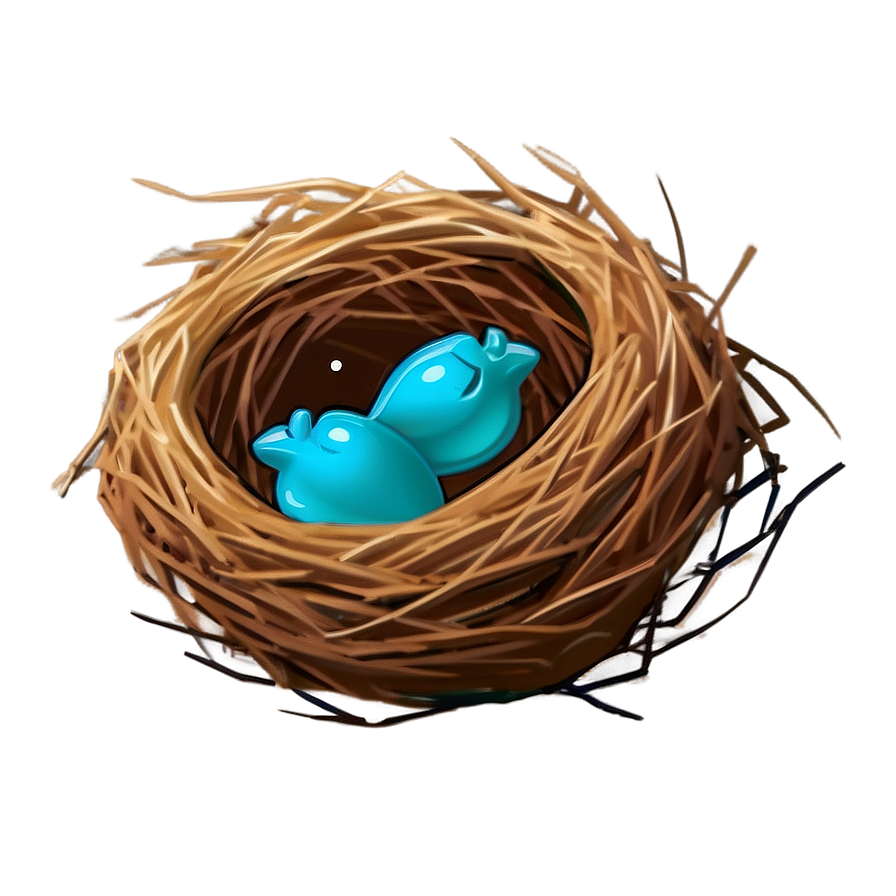 Cartoon Bird Nest Png Vjm PNG image