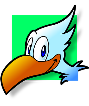 Cartoon Bird Profile Image PNG image