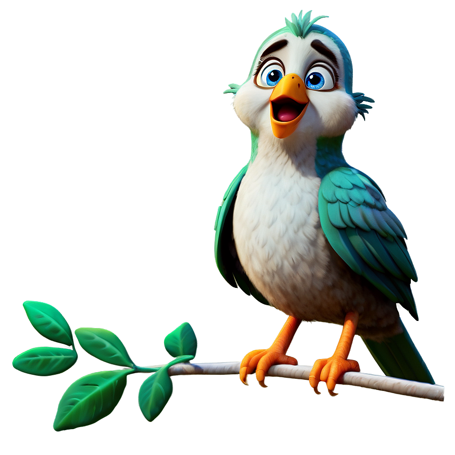 Cartoon Bird Singing Png Rmy83 PNG image