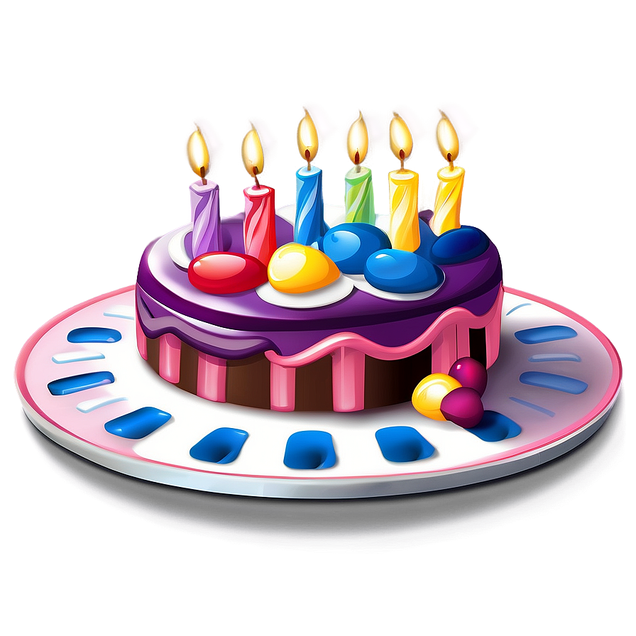 Cartoon Birthday Cake Png Ggu56 PNG image