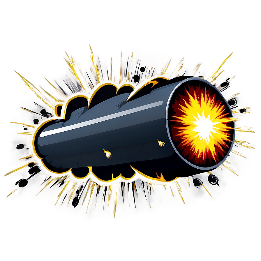 Cartoon Bomb Explode Png Mwi46 PNG image