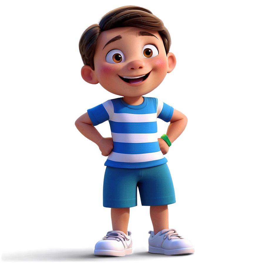 Cartoon Boy Character Png 05212024 PNG image