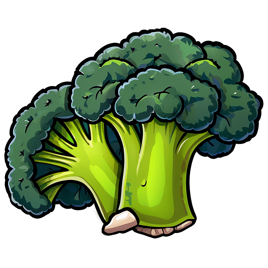 Cartoon Broccoli Png 68 PNG image